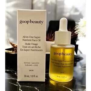 GOOP BEAUTY All-In-One Nutrient Face Oil ~ 1 Fl Oz / 30 mL ~ NIB